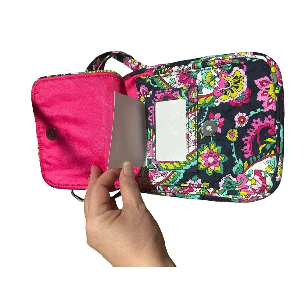 Vera Bradley Small Hipster Crossbody Bag - Petal Paisley Fabric Design NWOT